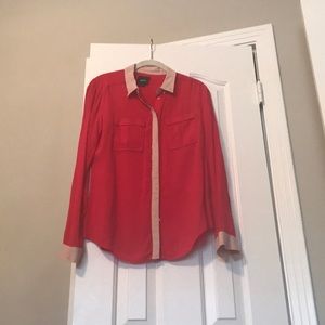 Pink two toned blouse from Nordstrom - Size 4